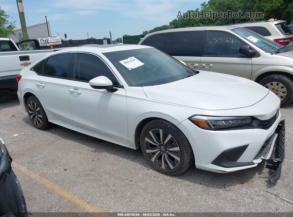 2HGFE1F73PH324802 2023 HONDA CIVIC White Widok wnętrza z tyłu