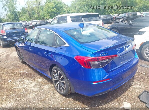 2HGFE1F73RH326861 2024 HONDA CIVIC Blue Rear left