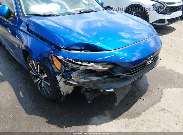 2HGFE1F74NH320965 2022 HONDA CIVIC Blue Widok z przodu