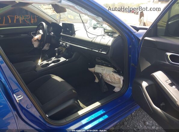 2HGFE1F74NH320965 2022 HONDA CIVIC Blue Widok wnętrza z przodu