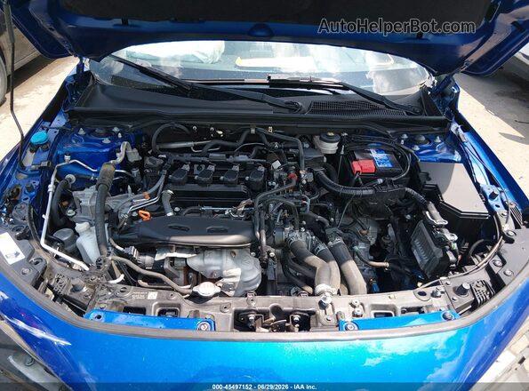 2HGFE1F74NH320965 2022 HONDA CIVIC Blue Widok z tyłu