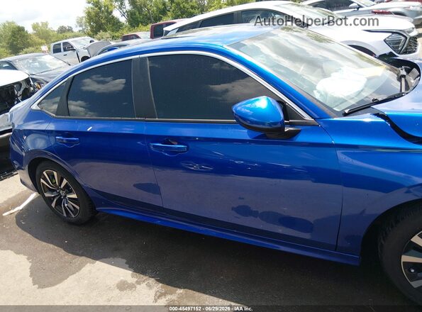 2HGFE1F74NH320965 2022 HONDA CIVIC Blue Widok wnętrza 360 stopni