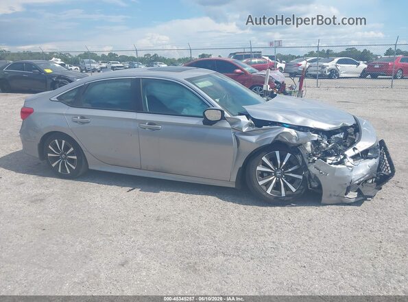 2HGFE1F74PH303750 2023 HONDA CIVIC Silver Սալոնի հետևի տեսք