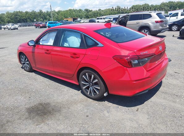 2HGFE1F74RH336864 2024 HONDA CIVIC Red უკანა მარცხენა
