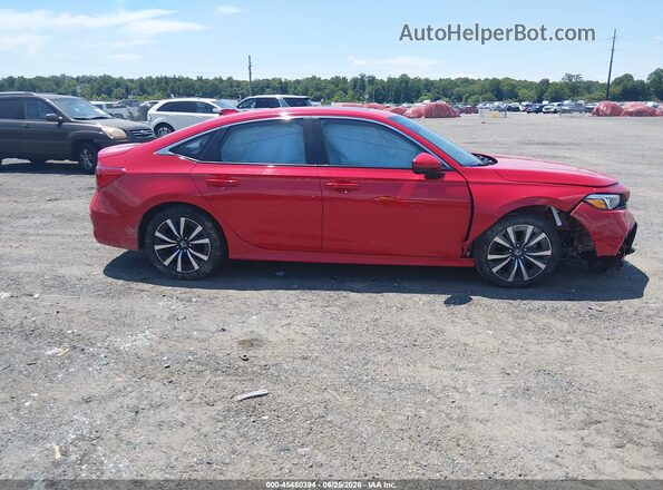 2HGFE1F74RH336864 2024 HONDA CIVIC Red უკანა სალონის ხედი