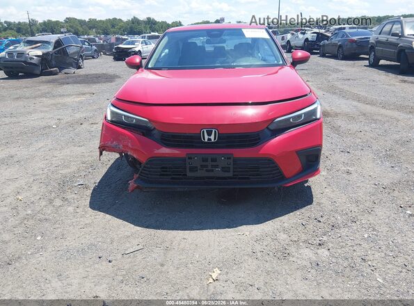 2HGFE1F74RH336864 2024 HONDA CIVIC Red ხელსაწყოთა პანელის ხედი
