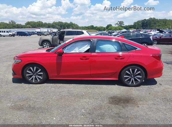 2HGFE1F74RH336864 2024 HONDA CIVIC Red სალონის 360-გრადუსიანი ხედი
