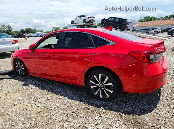 2HGFE1F75NH304564 2022 HONDA CIVIC Red უკანა მარცხენა