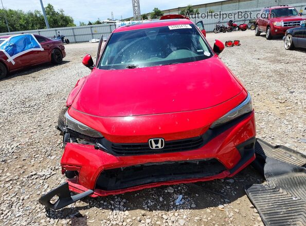 2HGFE1F75NH304564 2022 HONDA CIVIC Red წინა ხედი