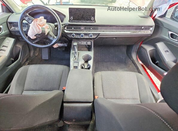 2HGFE1F75NH304564 2022 HONDA CIVIC Red წინა პანელის ხედი