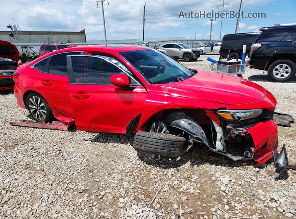 2HGFE1F75NH304564 2022 HONDA CIVIC Red წინა მარჯვენა