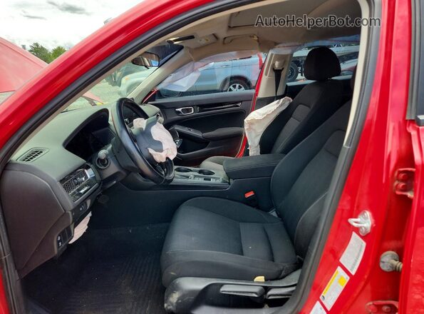 2HGFE1F75NH304564 2022 HONDA CIVIC Red წინა სალონის ხედი