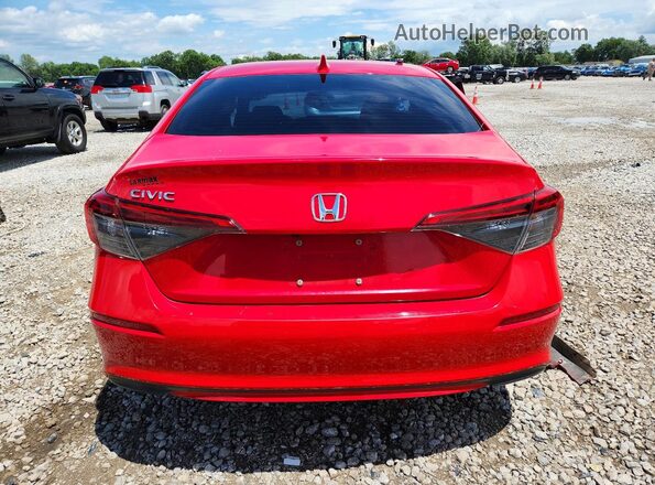 2HGFE1F75NH304564 2022 HONDA CIVIC Red უკანა ხედი