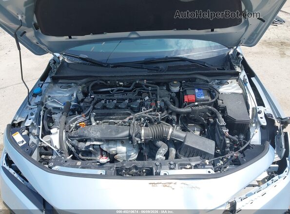 2HGFE1F75NH314057 2022 HONDA CIVIC Light Blue Вид сзади