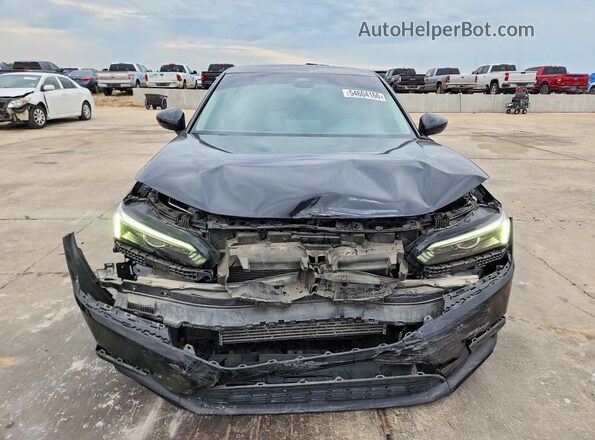 2HGFE1F75NH323759 2022 HONDA CIVIC Black Front view