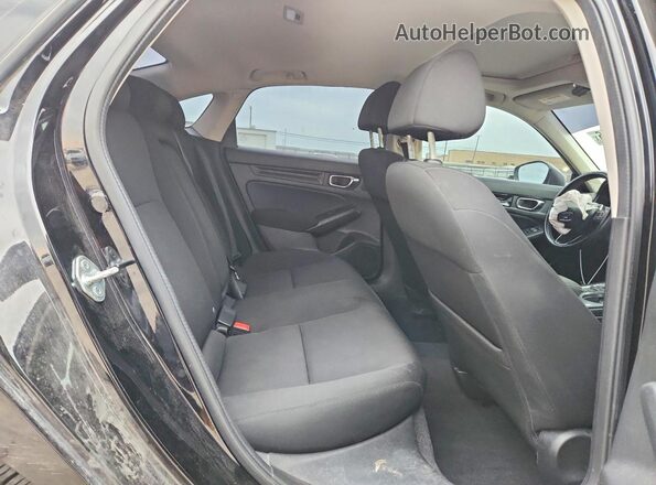 2HGFE1F75NH323759 2022 HONDA CIVIC Black Rear seats view