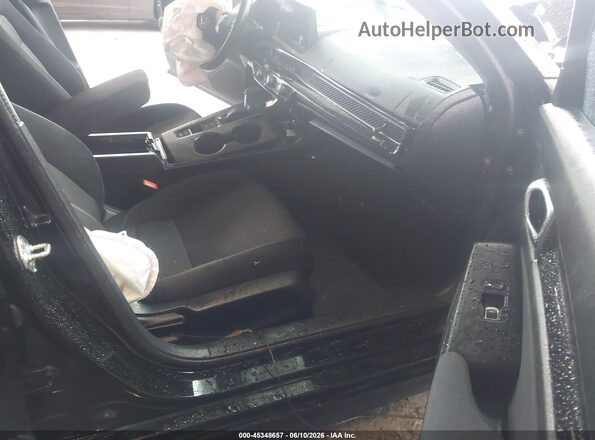 2HGFE1F75PH303420 2023 HONDA CIVIC Black წინა სალონის ხედი
