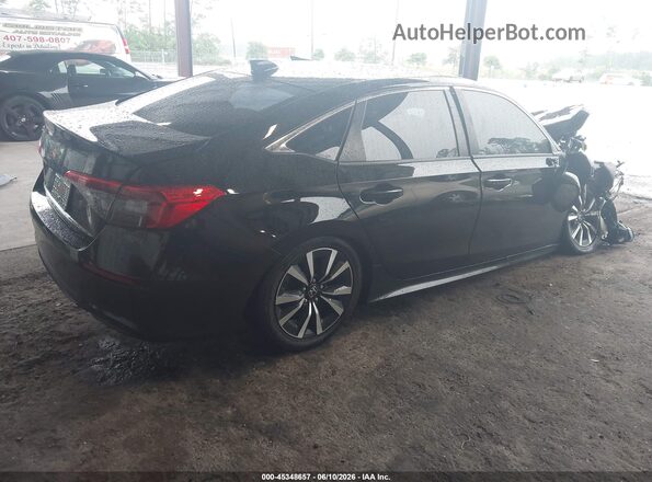 2HGFE1F75PH303420 2023 HONDA CIVIC Black უკანა მარჯვენა