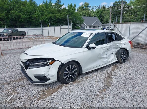 2HGFE1F75PH323747 2023 HONDA CIVIC White Vista tres cuartos delantera izquierda