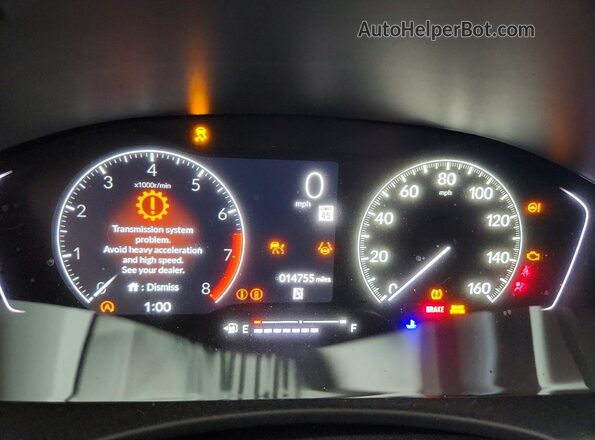 2HGFE1F75RH312119 2024 HONDA CIVIC White Սարքավորումների վահանակի տեսք