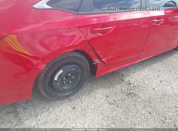 2HGFE1F76PH307816 2023 HONDA CIVIC Red Դիմացի տեսք