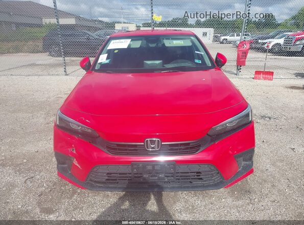 2HGFE1F76PH307816 2023 HONDA CIVIC Red Սարքավորումների վահանակի տեսք