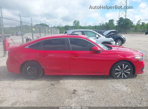 2HGFE1F76PH307816 2023 HONDA CIVIC Red Սալոնի հետևի տեսք