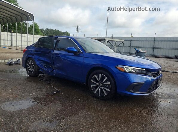 2HGFE1F77NH307224 2022 HONDA CIVIC Blue წინა მარჯვენა