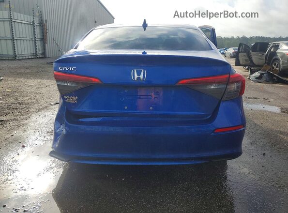 2HGFE1F77NH307224 2022 HONDA CIVIC Blue უკანა ხედი