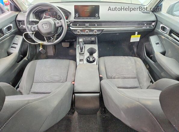 2HGFE1F77PH300311 2023 HONDA CIVIC Blue Dashboard view
