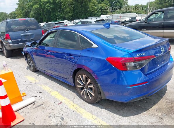 2HGFE1F77PH302043 2023 HONDA CIVIC Dark Blue Tył lewy
