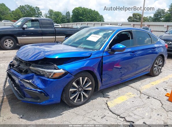 2HGFE1F77PH302043 2023 HONDA CIVIC Dark Blue Widok wnętrza 360 stopni