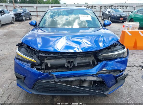 2HGFE1F77PH302043 2023 HONDA CIVIC Dark Blue Widok zestawu wskaźników