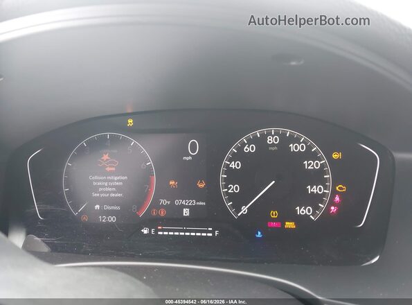 2HGFE1F77PH325175 2023 HONDA CIVIC Серебряный Вид задних сидений