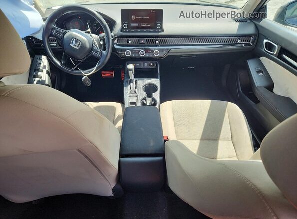 2HGFE1F77RH322537 2024 HONDA CIVIC Gray Вид панелі приладів