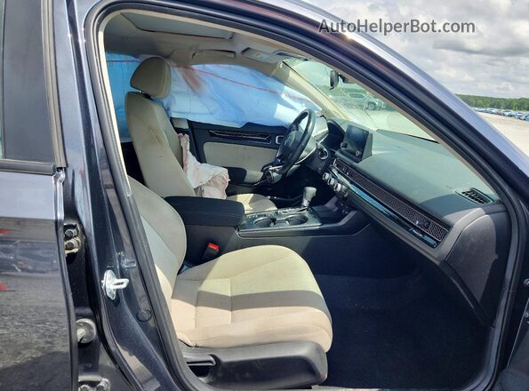 2HGFE1F77RH322537 2024 HONDA CIVIC Gray Вид салону спереду