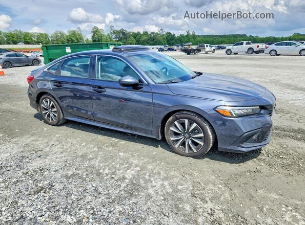 2HGFE1F77RH322537 2024 HONDA CIVIC Gray Передня права чверть
