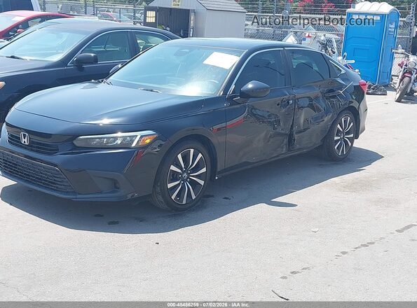 2HGFE1F78PH321653 2023 HONDA CIVIC Серый Передняя левая четверть