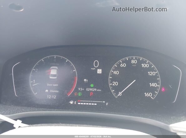 2HGFE1F78PH321653 2023 HONDA CIVIC Серый Вид задних сидений
