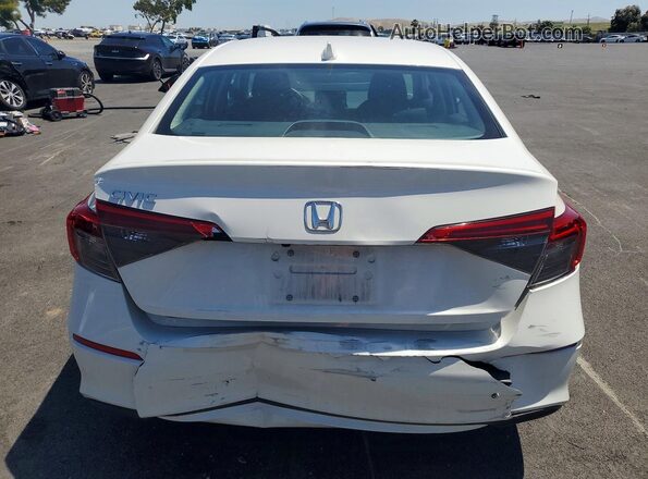2HGFE1F78PH322902 2023 HONDA CIVIC White Вид ззаду