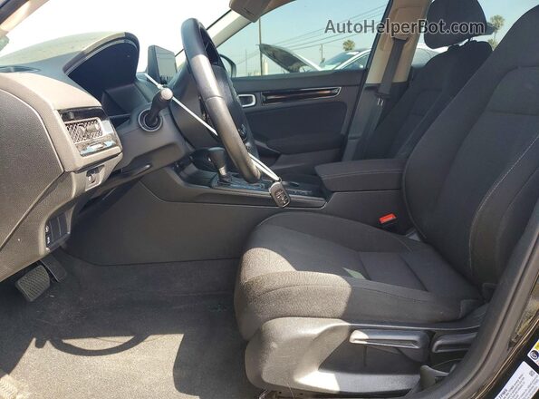 2HGFE1F79RH321017 2024 HONDA CIVIC Black წინა სალონის ხედი