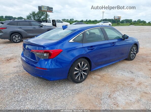 2HGFE1F79RH335385 2024 HONDA CIVIC Синий Задняя правая четверть