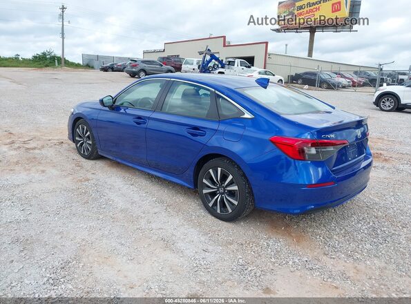 2HGFE1F79RH335385 2024 HONDA CIVIC Синий Задняя левая четверть
