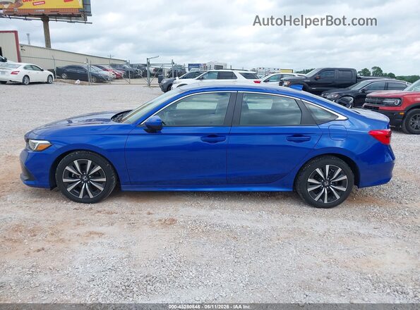 2HGFE1F79RH335385 2024 HONDA CIVIC Синий Панорамный вид салона 360°