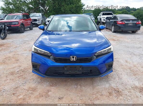2HGFE1F79RH335385 2024 HONDA CIVIC Синий Вид щитка приборов