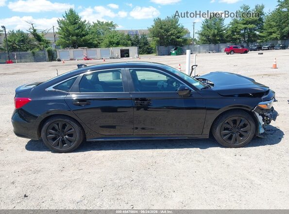 2HGFE1F7XNH310800 2022 HONDA CIVIC Черный Вид задней части салона