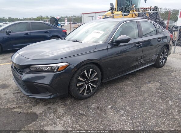 2HGFE1F7XNH323109 2022 HONDA CIVIC Gray Front left