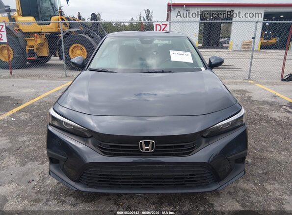 2HGFE1F7XNH323109 2022 HONDA CIVIC Gray Rear interior view