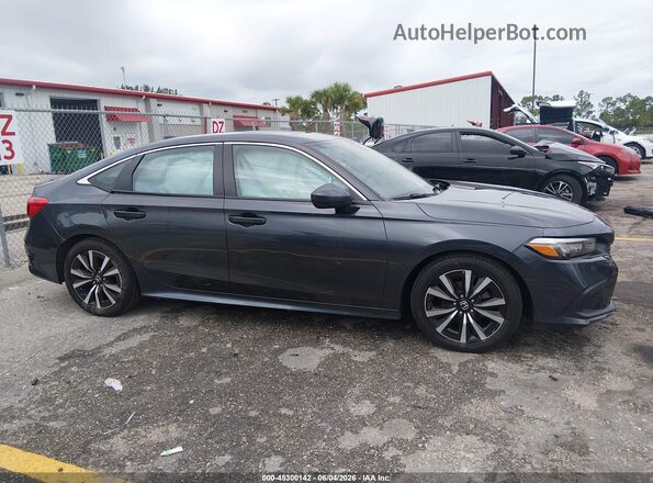 2HGFE1F7XNH323109 2022 HONDA CIVIC Gray 360 interior view
