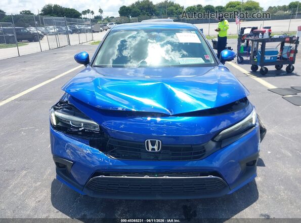 2HGFE1F7XRH326842 2024 HONDA CIVIC Blue ხელსაწყოთა პანელის ხედი